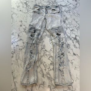 White Distressed Jeans